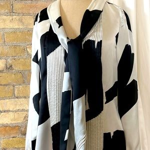 WHBM 100% Silk tunic size 6